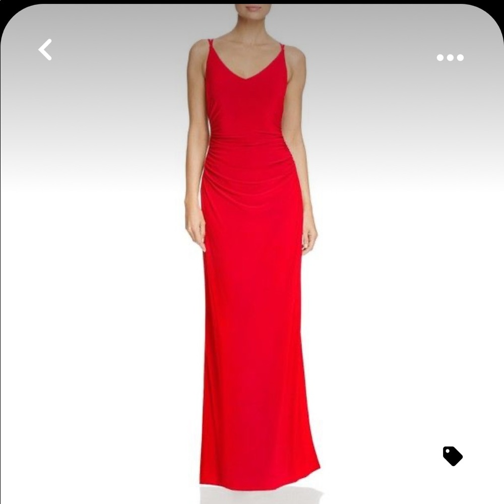 Red gown